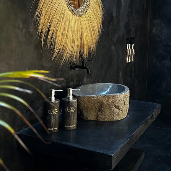 Hakuna Matata toilet decoration, mirror boho bali style