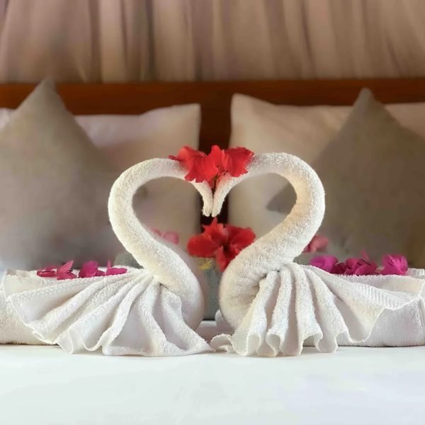 Private and romantic bungalows double bed Gili Air