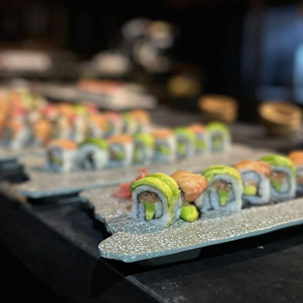 Sushi rolls and sushi restaurant in Gili Air